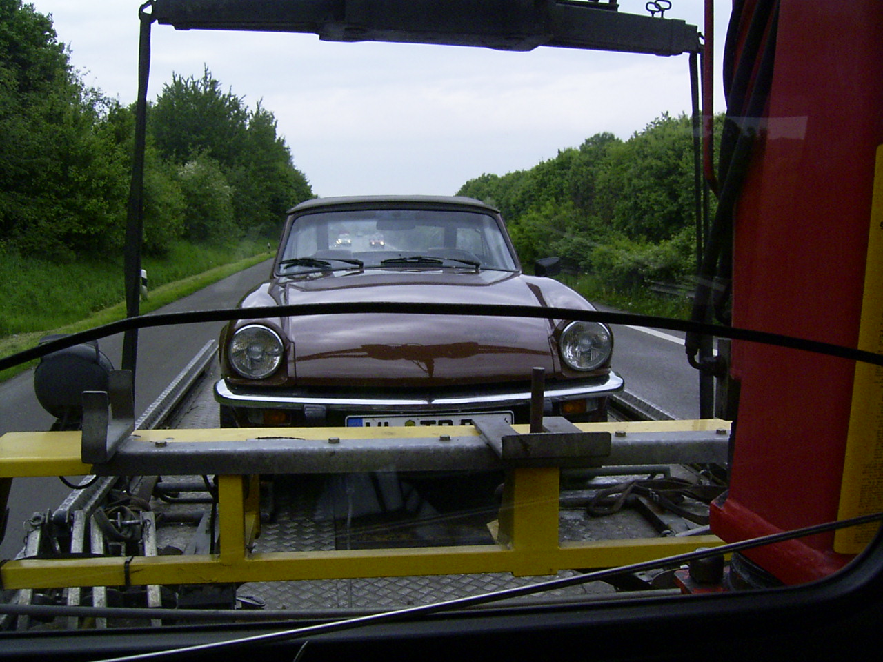Sir Henry auf dem Weg in die Klinik!
